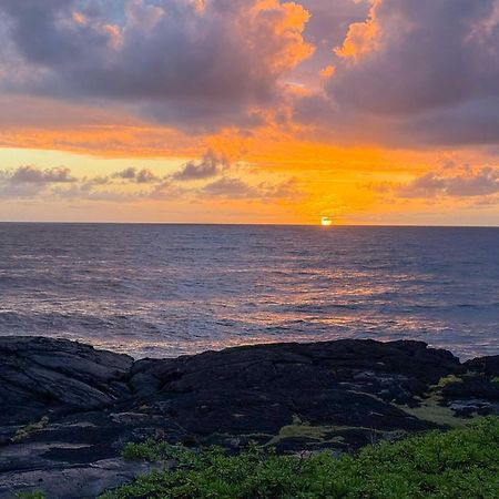 Direct Oceanfront, Big Island Home Keaau Exteriör bild