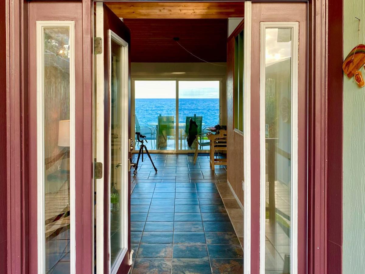Direct Oceanfront, Big Island Home Keaau Exteriör bild