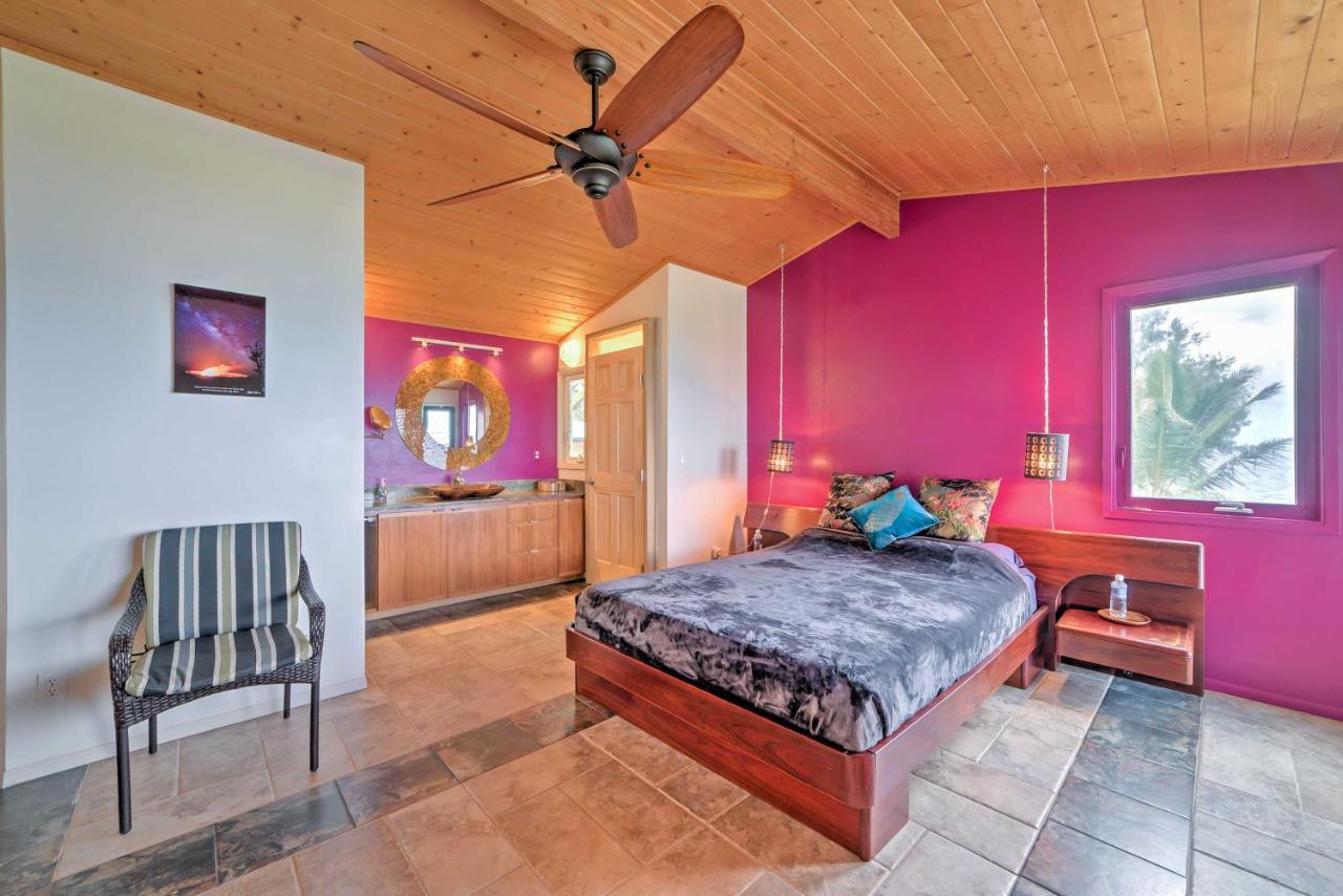 Direct Oceanfront, Big Island Home Keaau Exteriör bild